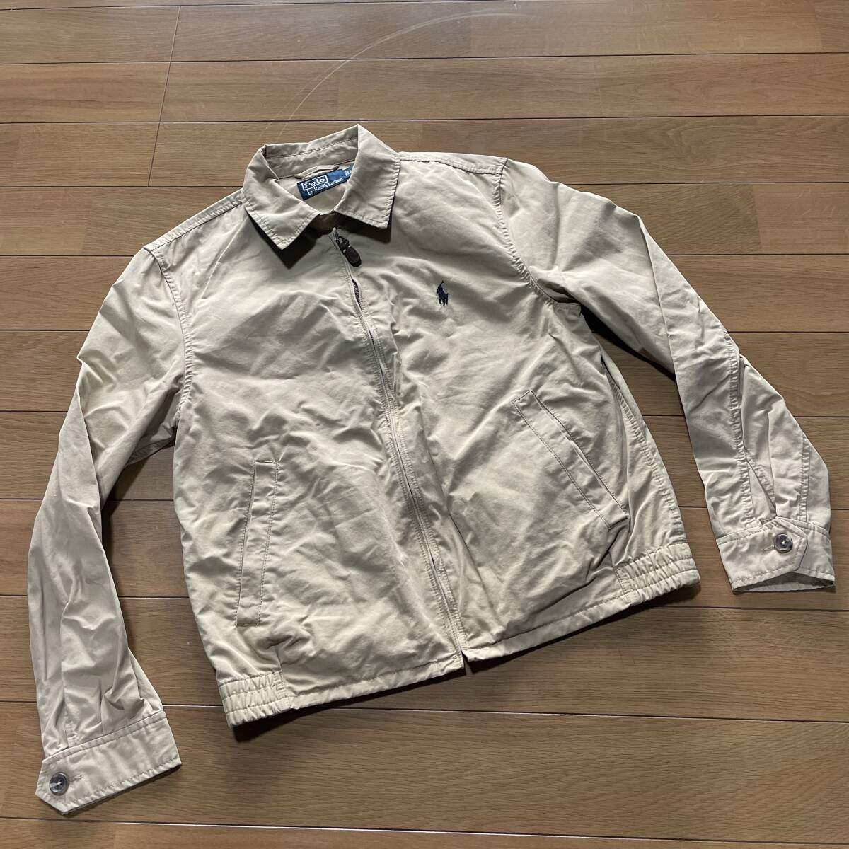 V-15 ラルフローレン サイズ M! ZIP コットン スイングトップJKT拍卖