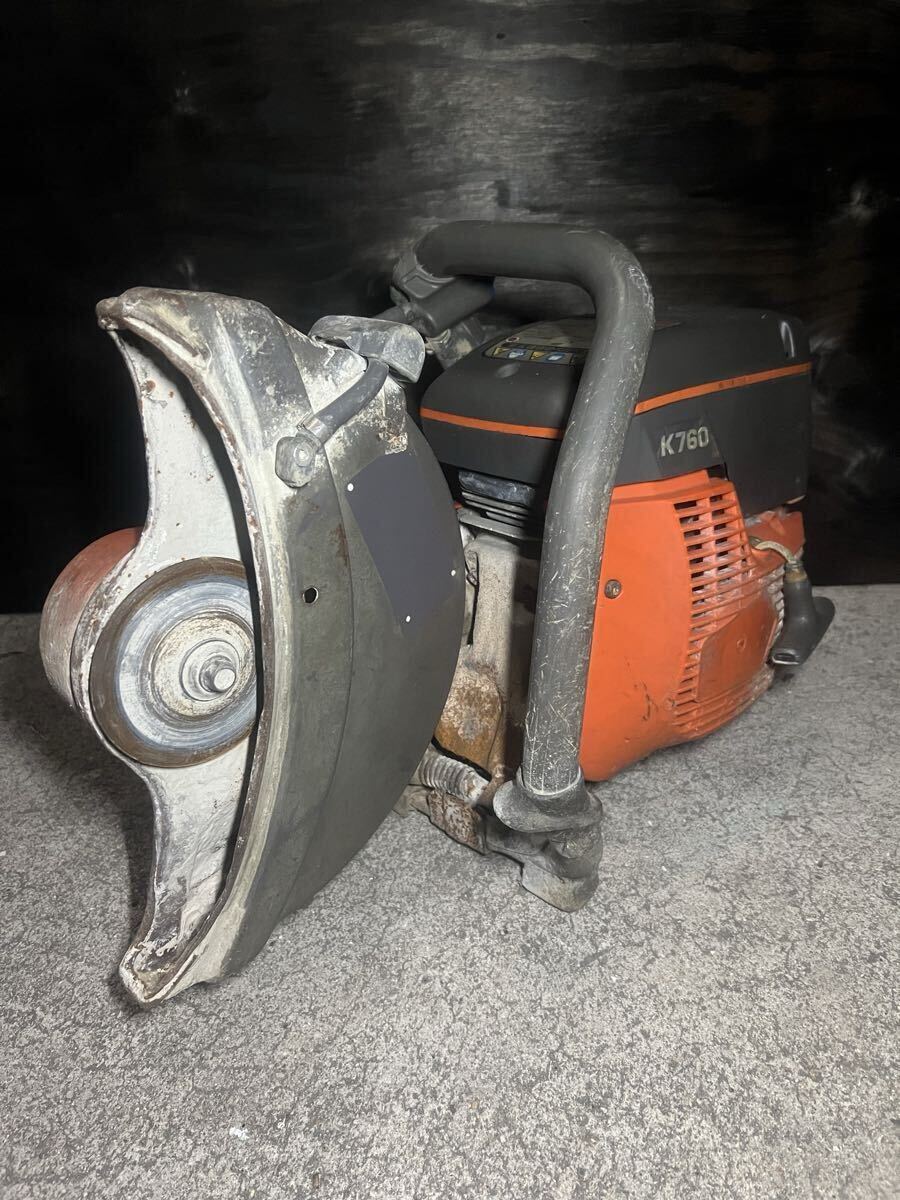 Husqvarna ハスクバーナ エンジンカッター エンジンコンクリートカッター 切断機 コンクリートカッター 現場 刃なし K760拍卖