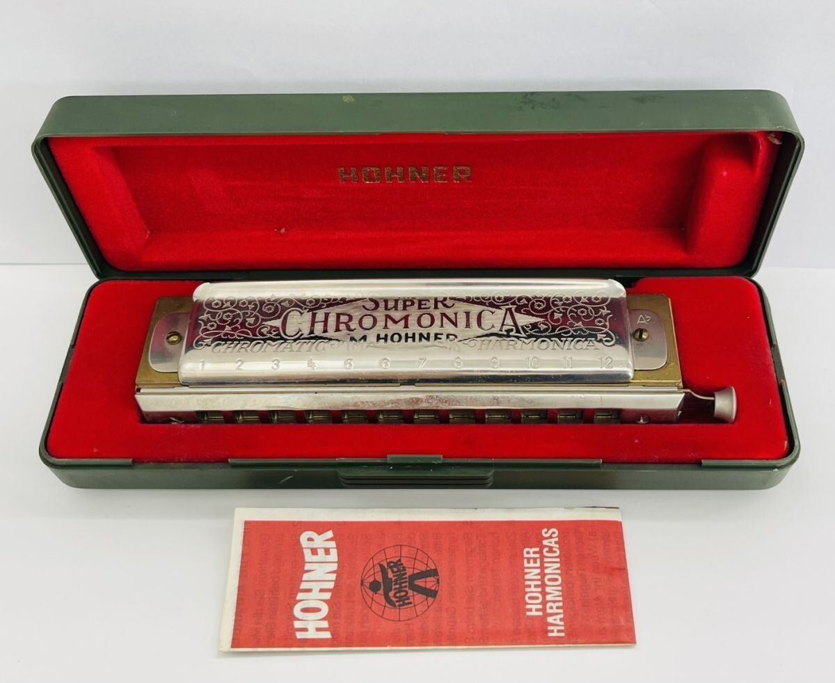 K501-I78-343 M.HOHNER SUPER CHROMONICA スーパークロモニカ クロマチックハーモニカ ハーモニカ 管楽器 ケース付き IM拍卖