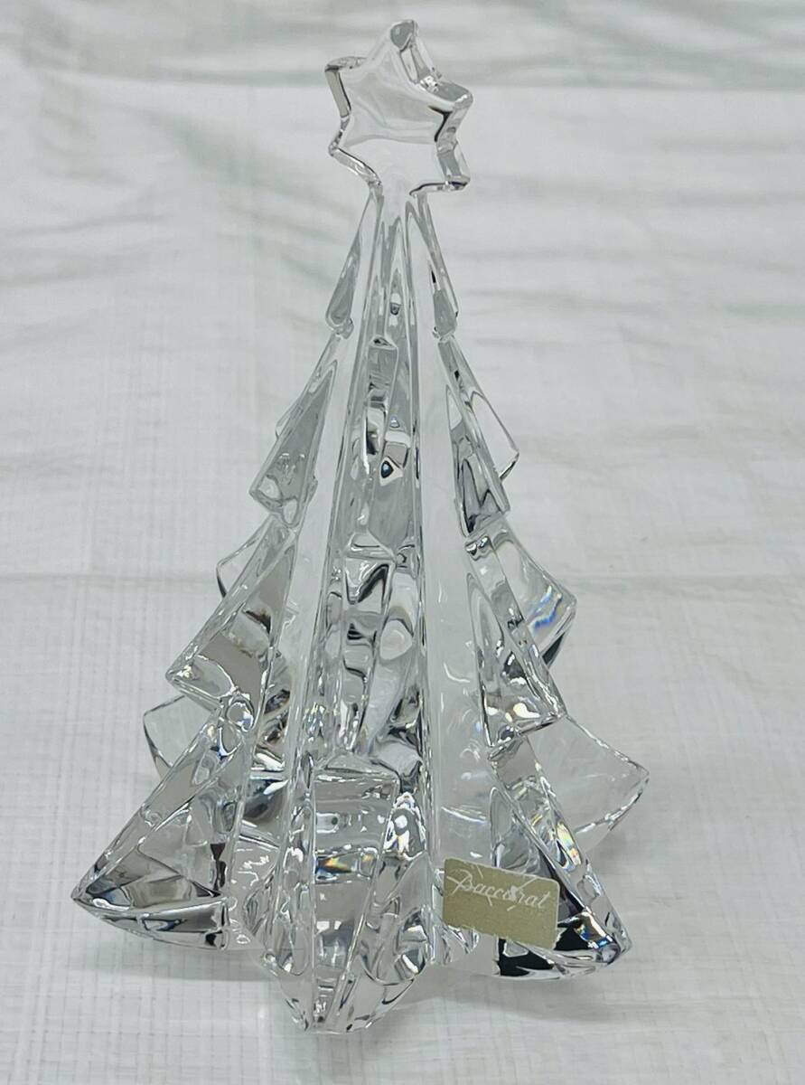 H590-I78-308 Baccarat バカラ クリスタル クリスマスツリー 置物 オブジェ インテリア小物 IM拍卖