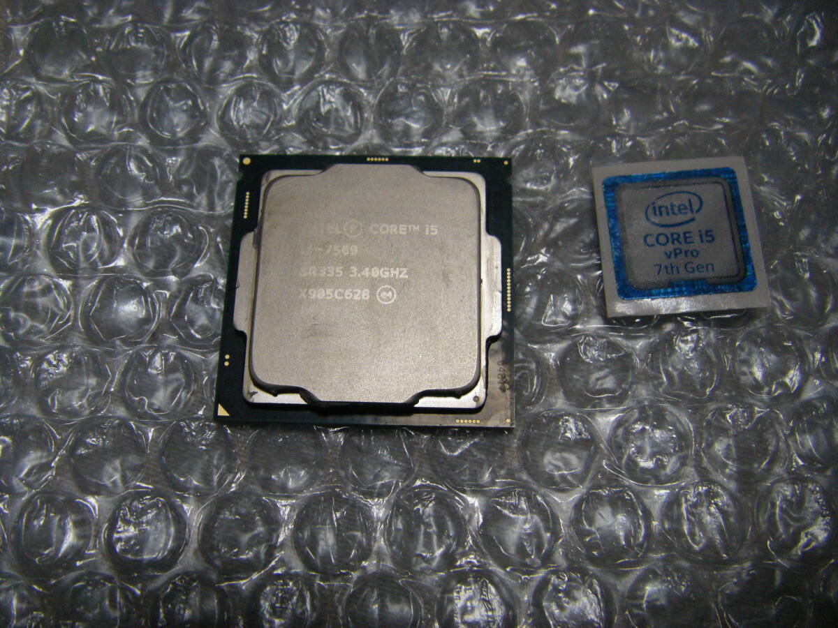 完全動作品 CPUラベル付 第七世代 Corei5 7500拍卖