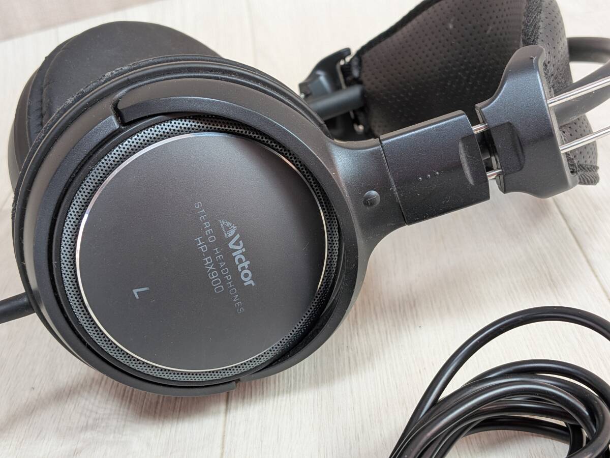 sa / Victor JVC ビクター 密閉ダイナミック型 ステレオヘッドホン HP-RX900 ヘッドフォン拍卖