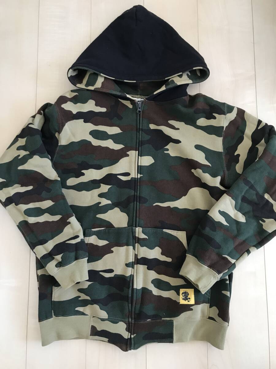 JUNGROOVE PHENOMENON BLACK CAMO フェノメノン ジャングルーヴ ソルジャー フーディ 迷彩 カモ フルジップ パーカー ブラック サーマル 90拍卖