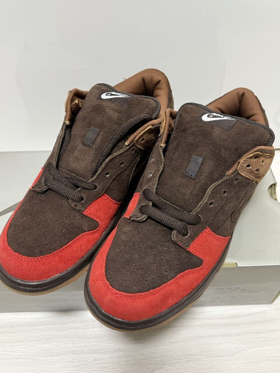 新品使 27.5 Nike SB Dunk Low Bison 27.5 ダンクSB ナイキ スニーカー バイソン ジョーダン フラグメント Travis Scott fragment拍卖