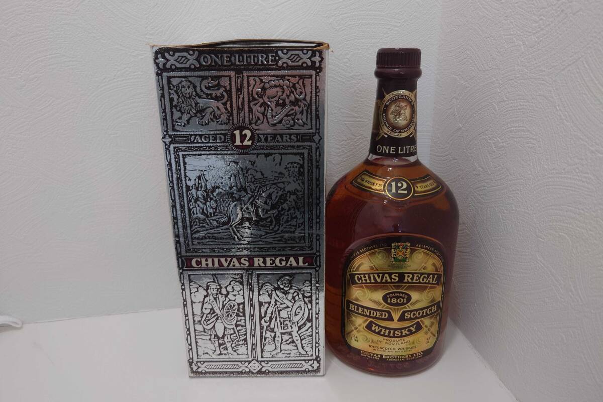 未開封 CHIVAS REGAL 12年 1000ml 1L 43%拍卖