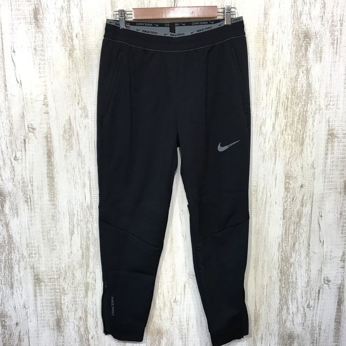 P187☆【トラックパンツ ジャージ】NIKE PRO ナイキ 黒 M拍卖