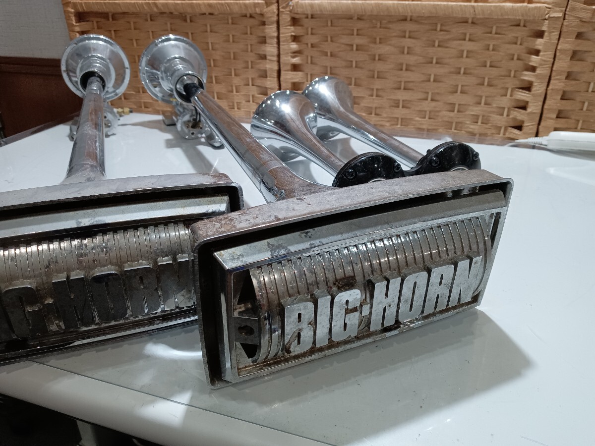 61285 ORIENTAL オリエンタル工進 KOSHIN BIG-HORN ホーン 旧車 昭和レトロ 外装パーツ 当時物 カスタム トラック 車載〈自宅保管品〉拍卖