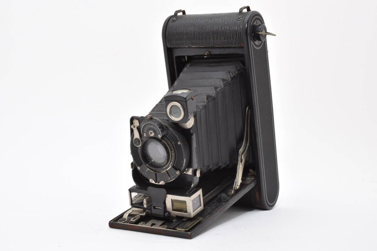 【大特価!超希少 1917年 世界初のレンジファインダー付カメラ】Kodak 1-A Autographic Special/ANASTIGMAT f 6.3 130mm #2886拍卖