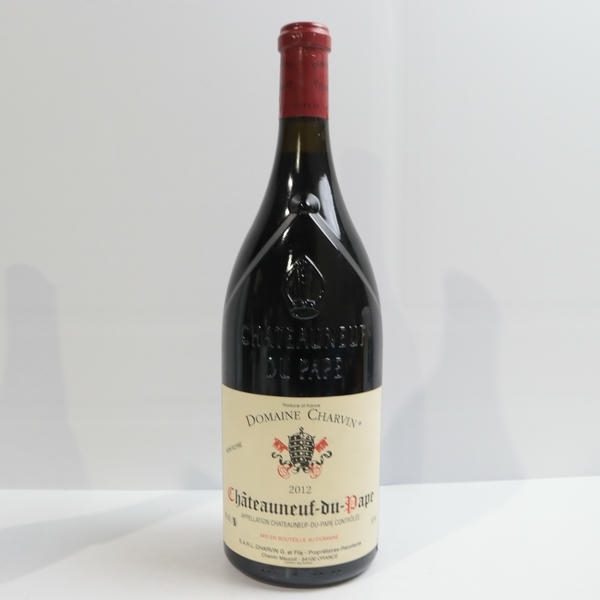 1円~CHARVIN(シャルヴァン)シャトー ヌフ デュ パプ 2012 マグナムボトル 15% 1500ml R25K190038拍卖