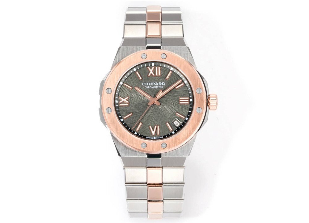 Chopard ショパール Alpine Eagle Large 41mm Steel ローズゴールド グレー 自動巻き 腕時計 メンズ ウォッチ 298600-6001拍卖