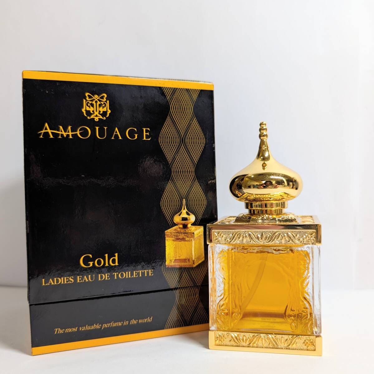 Y-49315V【希少!!】AMOUAGE Gold LADIES アムアージュ ゴールド レディース 50ml EAU DE TOILETTE オードトワレ 箱付 フレグランス拍卖