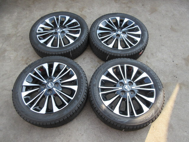 (冬)165/55R15 BRIDGESTONE BLIZZAK VRX3 2021年 山あり ダイハツ純正アルミ付4本セット拍卖