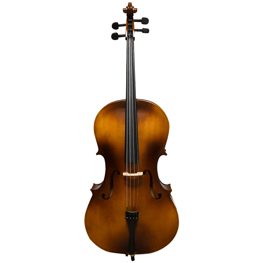 チェロ 初心者入門5点セット 本体 弓 松脂 駒 ケース cello 入門用 初心者用拍卖