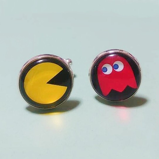 パックマン カフスボタン カフリンクス拍卖