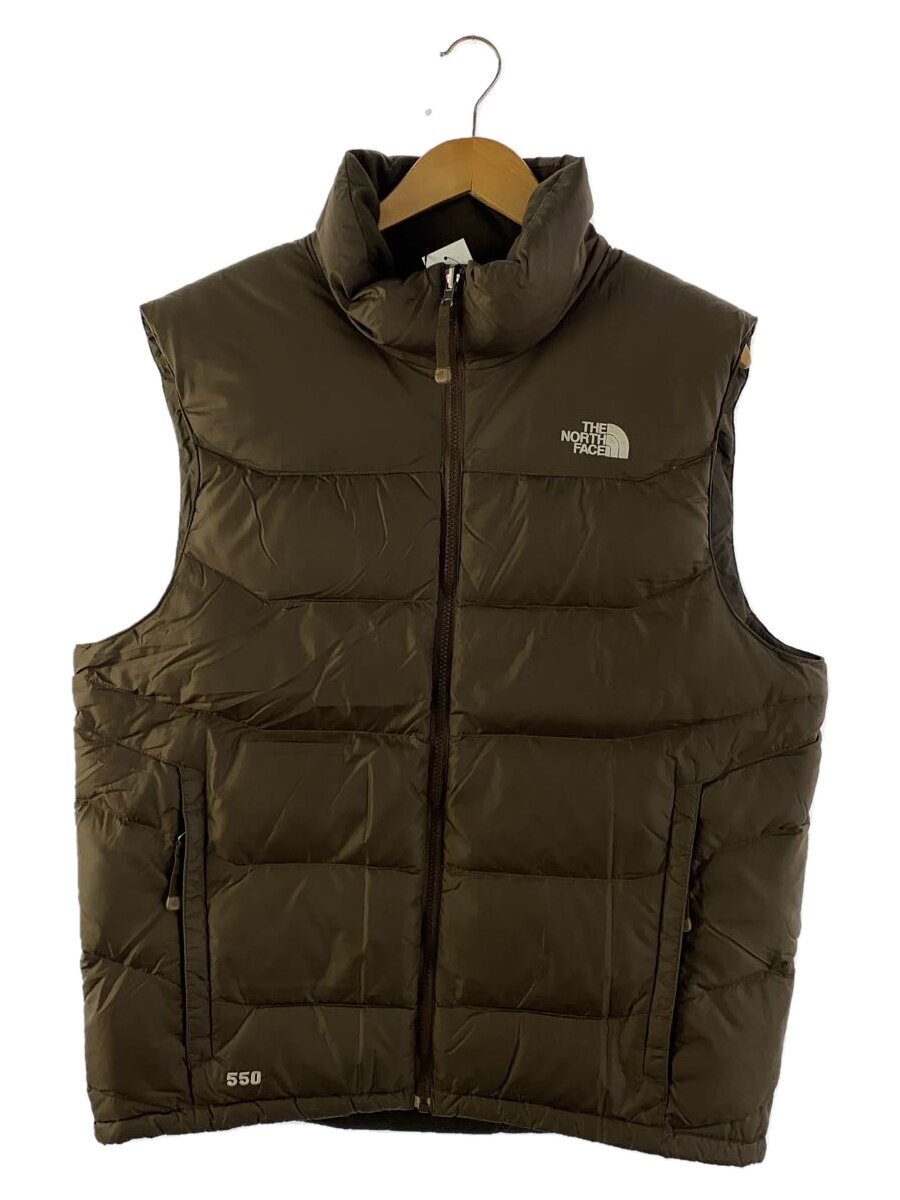 THE NORTH FACE◆ダウンベスト/L/ナイロン/BRW//拍卖