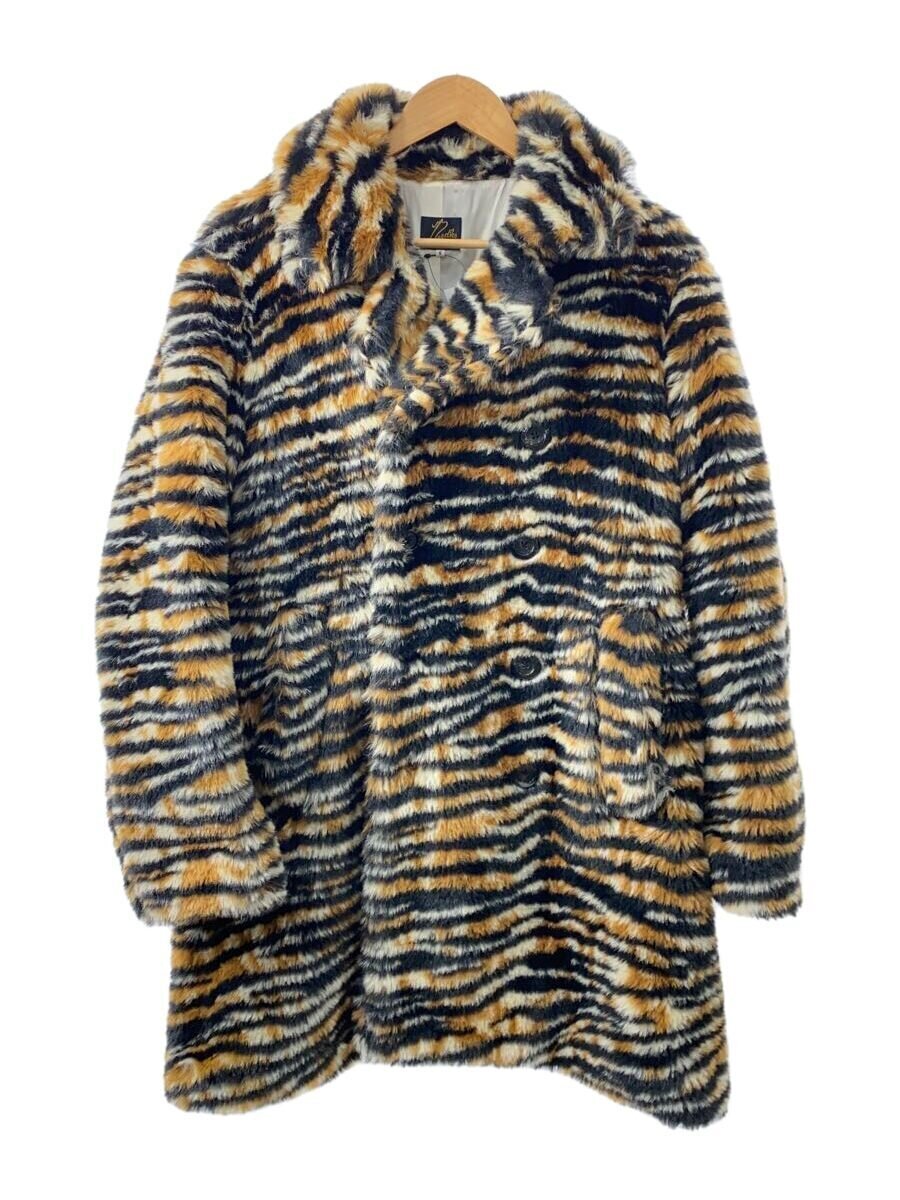Needles◆TIGER ACRYLIC FYR PEA COAT/S/アクリル/BRW/総柄//拍卖