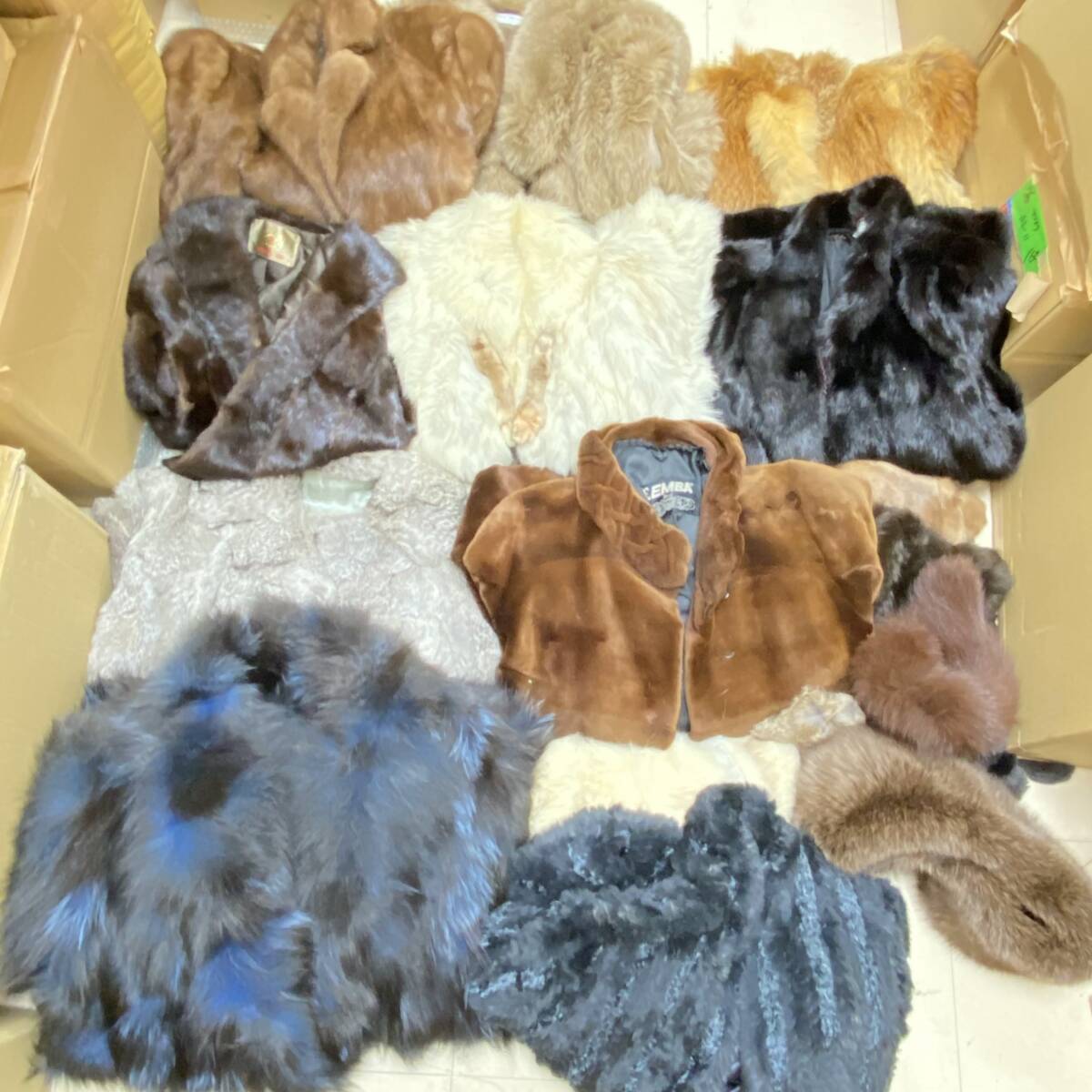 『T17』毛皮 ミンク フォックス ラビット サガフォックス 他 エンバ 三越 桂由美 リアルファー コート まとめ 現状品拍卖