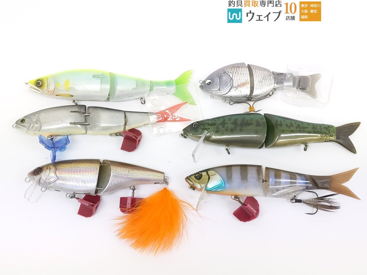 ガンクラフト 鮎邪 ジョインテッドクロー シフト 183F、ジャッカル マエコン、レイドジャパン G-ダッシュ 他 計6点セット拍卖