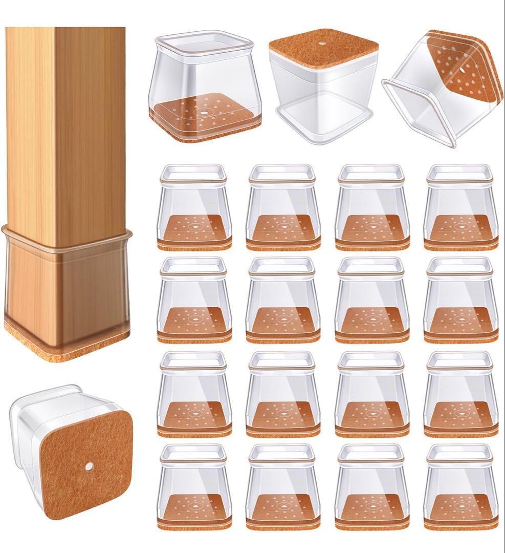 椅子脚カバー 正方形 椅子あしキャップ シリコン 騒音 きず防止 Sサイズ拍卖