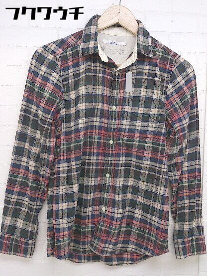 ◇ JOURNAL STANDARD relume チェック 長袖 シャツ サイズ1 ブラック系 レディース拍卖