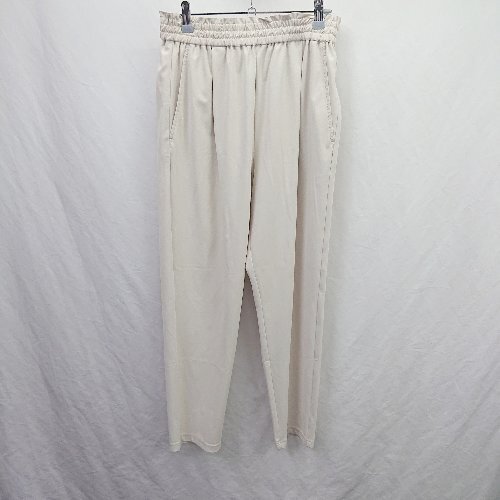 ◇ Θ green label relaxing UNITED ARROWS ウエストゴム テーパードパンツ サイズ40 アイボリー レディース E拍卖