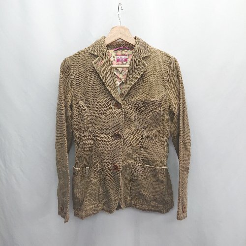 ◇ ⊇ Paul Smith JEANS ポール スミス ジーンズ 綿 デニム 長袖 ジャケット サイズ40 ブラウン系 レディース E拍卖