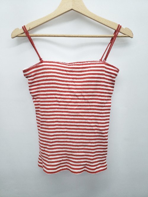 ◇ Spick & Span スピック&スパン ボーダー キャミソール 表記なし レッド ホワイト レディース P拍卖