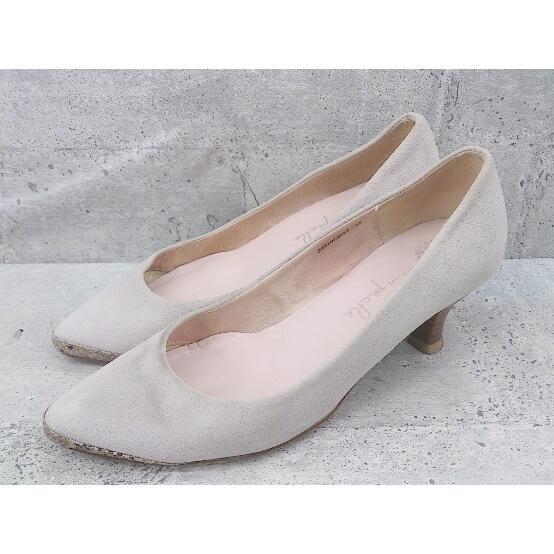 ◇ ABAHOUSE PICHE アバハウス ピシェ パンプス 35 グレー系 レディース拍卖