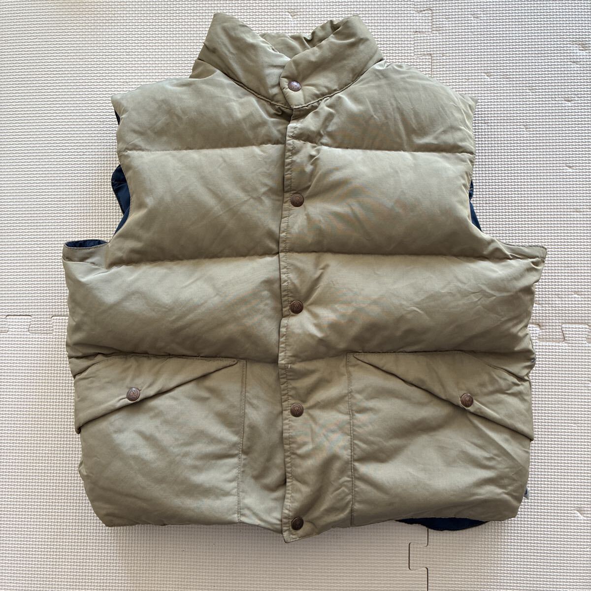 90s【Penfield】ペンフィールド ダウンベスト Lサイズ ベージュ USA製 ヴィンテージ 60/40拍卖