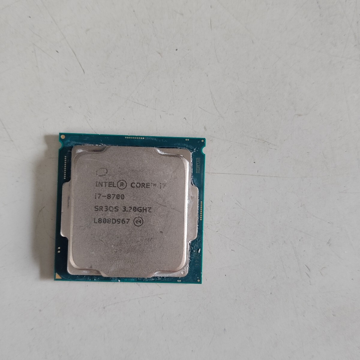 Intel Core i7-8700 SR3OS 3.20GHZ CPU 動作未確認 ジャンク拍卖