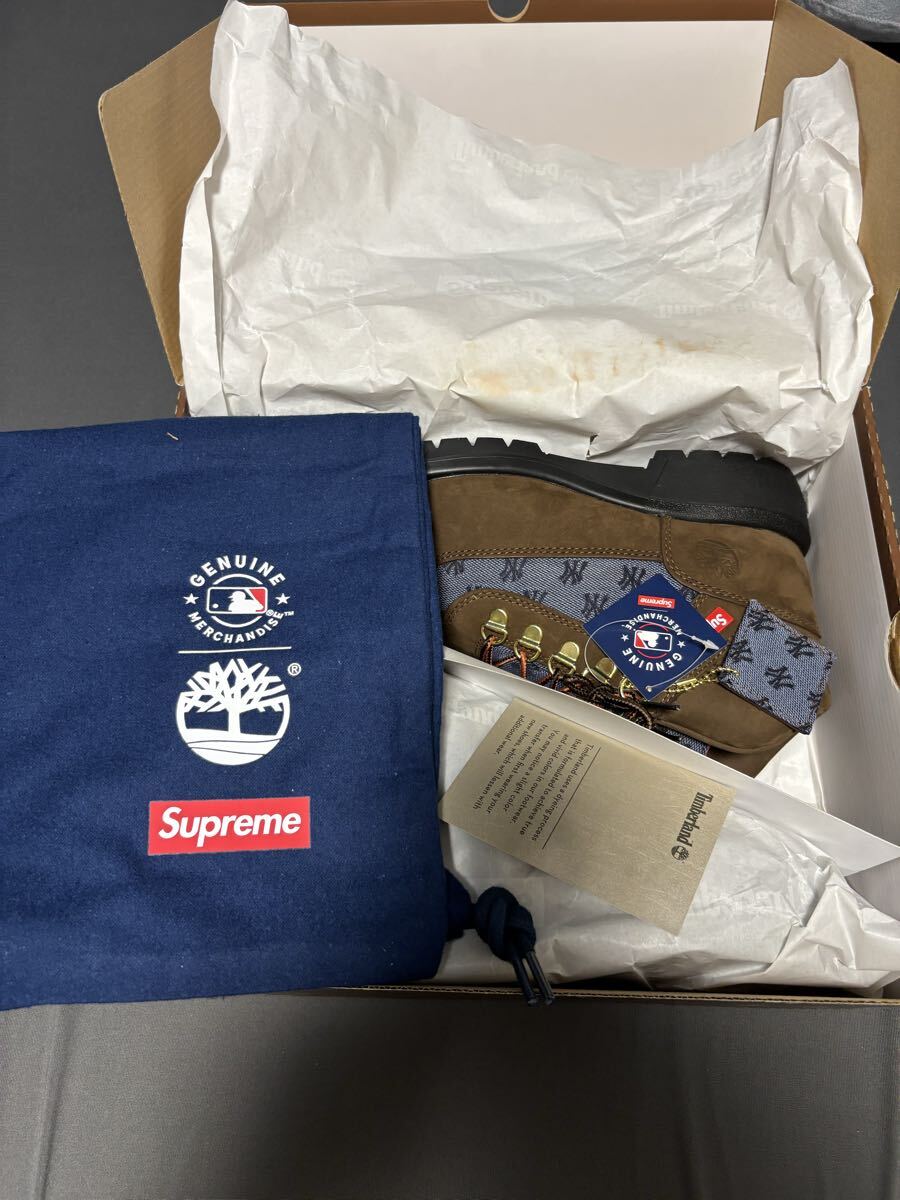 Supreme シュプリーム US7 25.0cm 正規品 新品 Timberland ティンバーランド ヤンキース MLB 拍卖