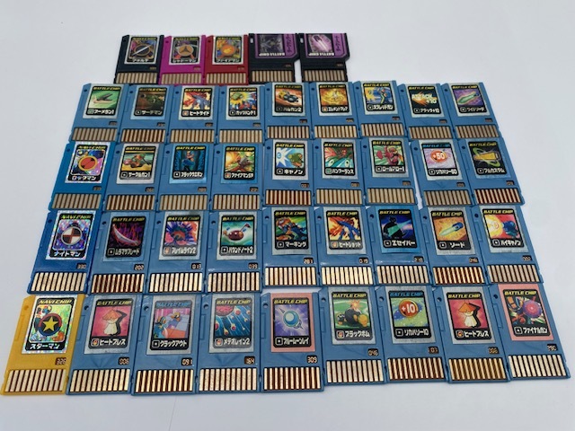 TAKARA / タカラ カプコン / CAPCOM ロックマン エグゼ バトルチップ フォルダー ROCKMAN EXE ANESS BATTLE CHIP 41セット ジャンク拍卖