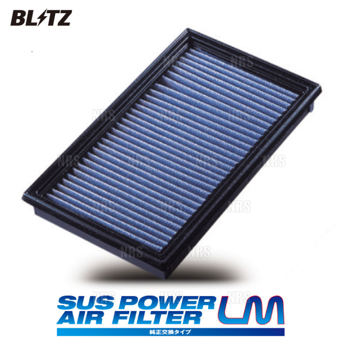 BLITZ ブリッツ サスパワー エアフィルターLM (WS-731B ) アルト/ターボRS/アルトワークス HA36S/HA36V/HA37S R06A 2014/12~ (59622拍卖