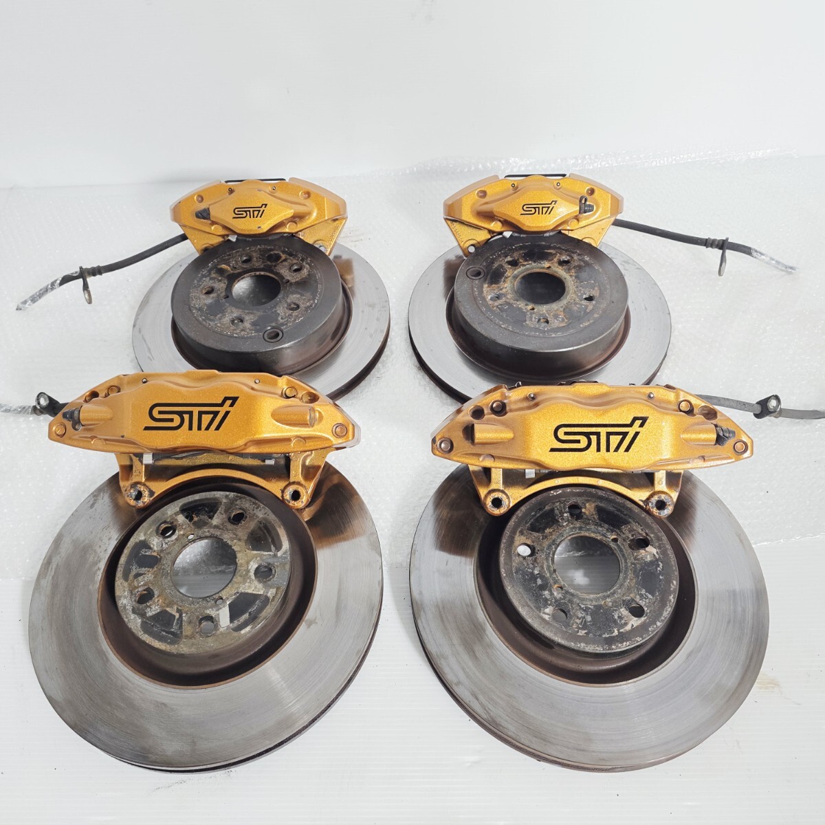 スバル WRX インプレッサ STI GRB GVB 4POT 2POT Brembo ブレンボ キャリパー ローターセット拍卖