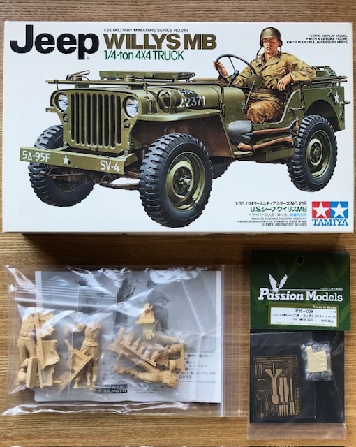 1/35 タミヤ ウイリスMBジープ / レジンフィギュアセット拍卖