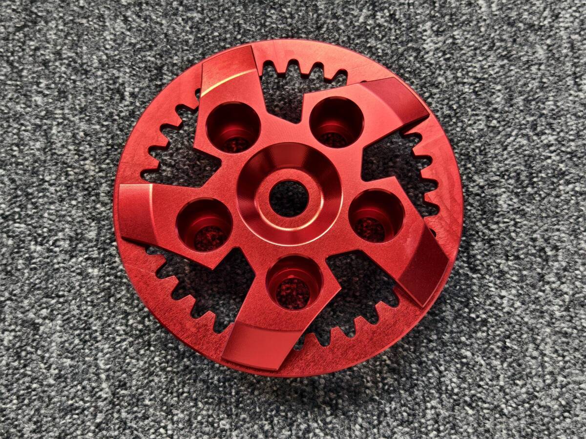 Z1 Z2 MK-2 Z1-R Z900 KZ1000 Z750F クラッチプレッシャーディスク クラッチプレッシャープレート(16-0225.19 赤) A121拍卖