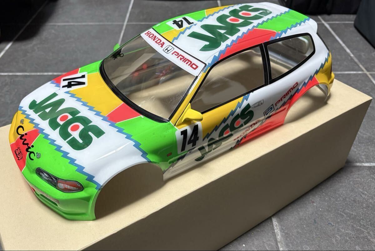 1/10 TAMIYA タミヤ RC シビック ラジコン ボディ ジャックスカラー 未走行 拍卖