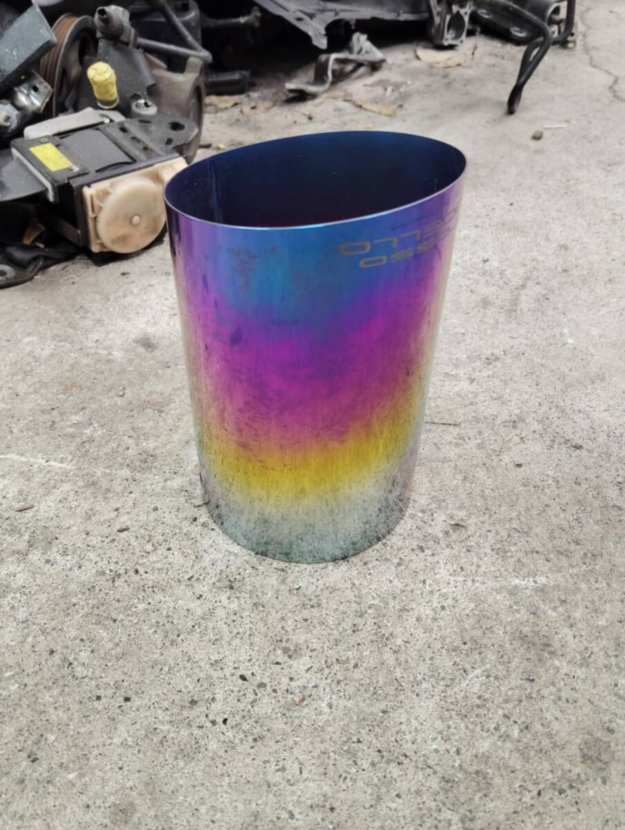 チタンカラー マフラーカッター 114.3φ拍卖