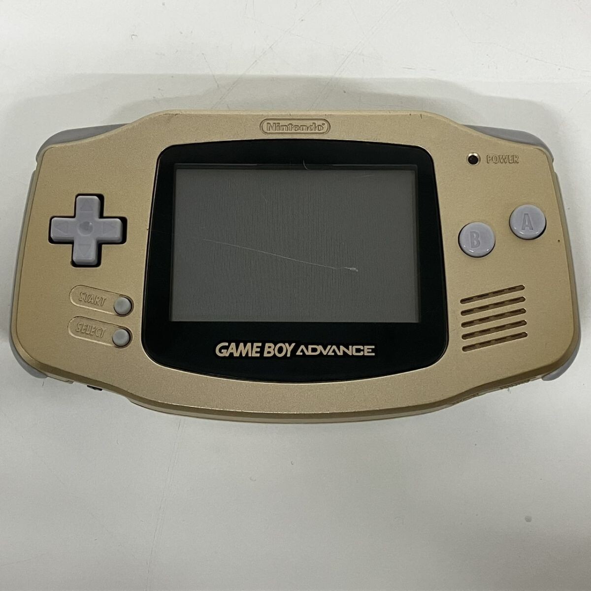 J707-NG16-14 ◎ 任天堂 ニンテンドー 携帯型ゲーム機 Game Boy Advance ゲームボーイアドバンス ゴールド モデル AGB-001 本体 NC拍卖