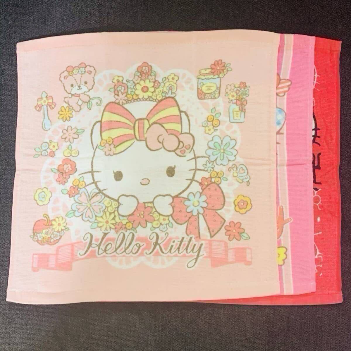 ハンドタオル 3枚 新品 ハローキティ拍卖
