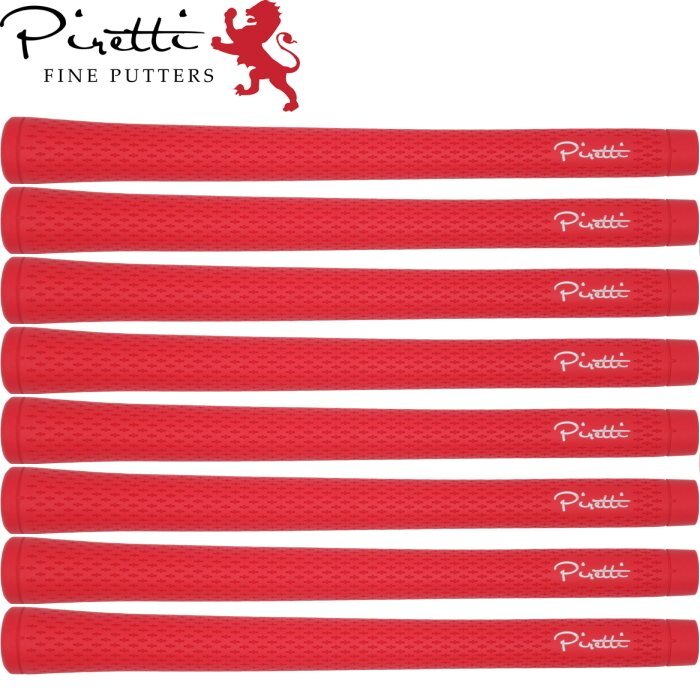 1円★Piretti ピレッティ ゴルフグリップ 8本組(レッド)★ウッド・アイアン用★送料無料★拍卖