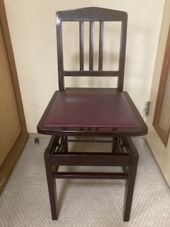 ★ピアノ椅子いすイス★ITO?★背もたれあり★高さ調節拍卖