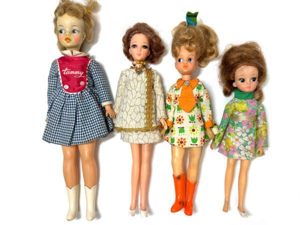 当時物 古い着せ替え人形 まとめてセット スカーレット タミー ママ リカちゃん 亀マーク 中嶋製作所 ドール 旧タカラ 昭和レトロ ソフビ拍卖