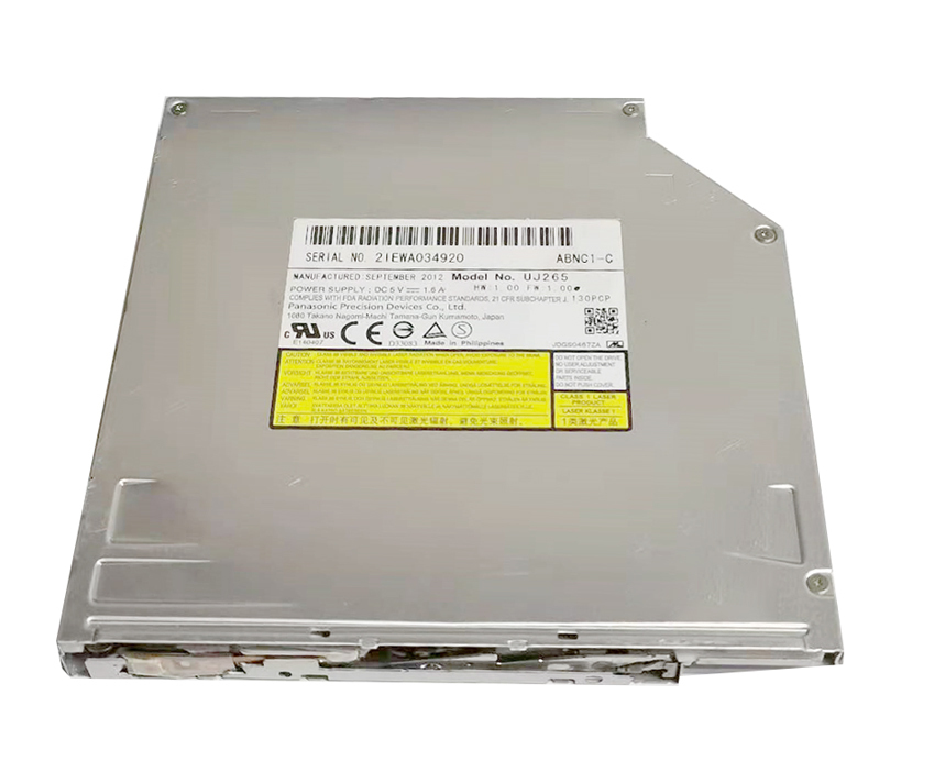 【中古パーツ】Panasonic blu-ray スロットイン 内蔵ブルーレイドライブ BD UJ265 SATA ■UJ265 ベゼル無し拍卖
