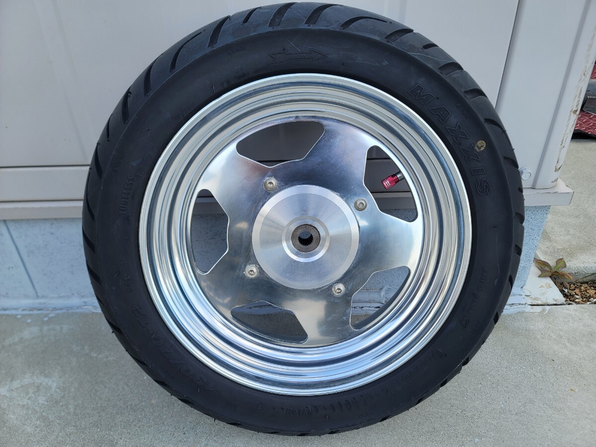 【廃盤品】デイトナ Daytona 12インチ 5本スポーク アルミホイール ズーマー ディオ AF35 dio ZX リアホイール エイプ APE 太足 太脚拍卖