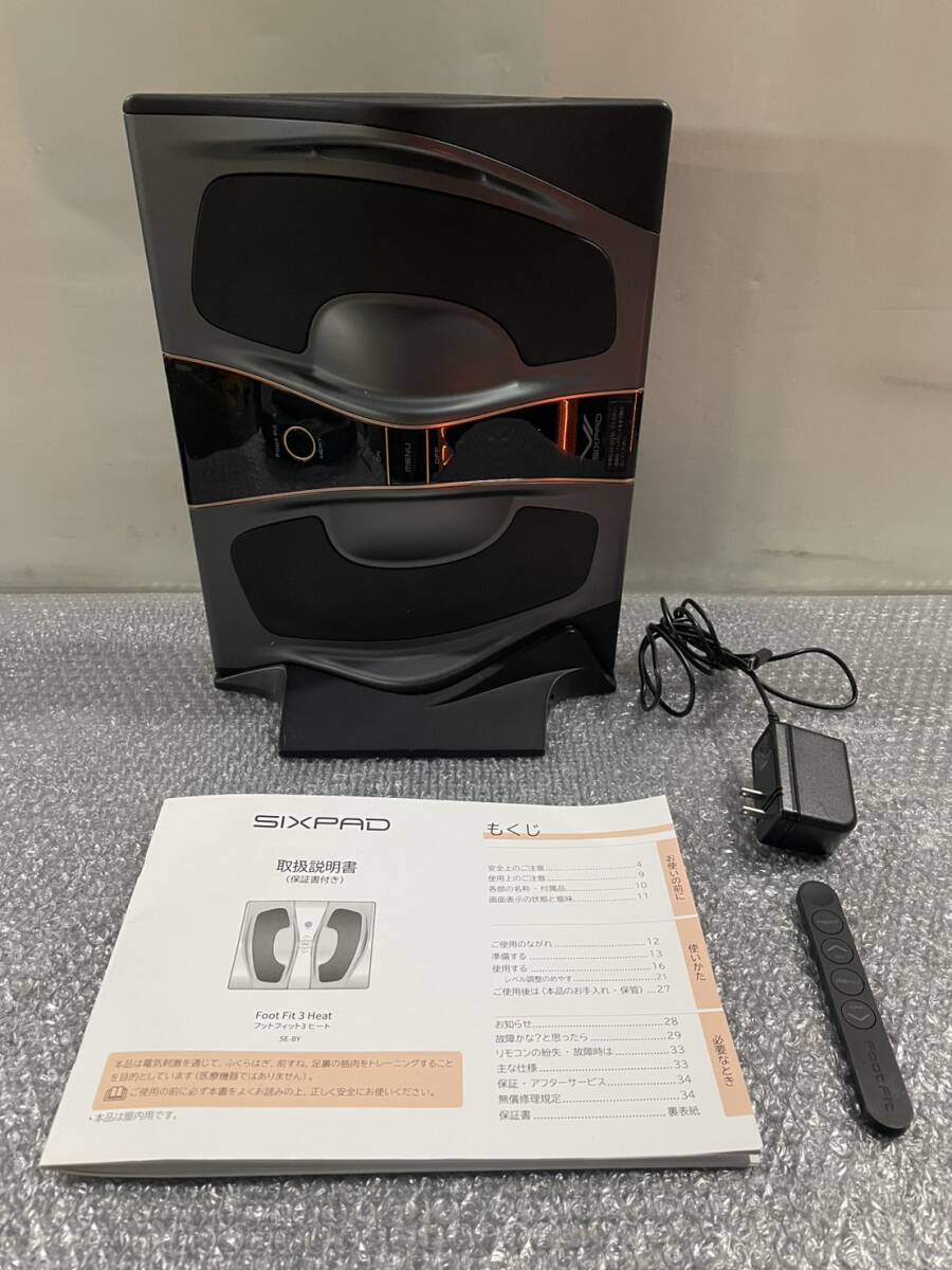 SIXPAD/シックスパッド/Foot Fit 3 Heat/フットフィット3/ヒート/トレーニング機器/SE-BY/1204j拍卖
