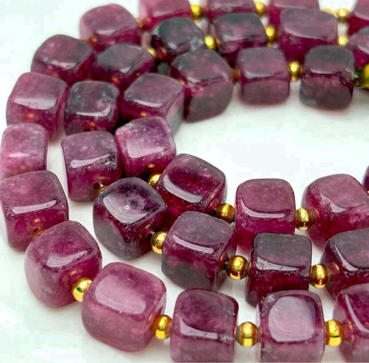 天然石ルベライトトルマリンネックレス 天然石ネックレス ジュエリー拍卖