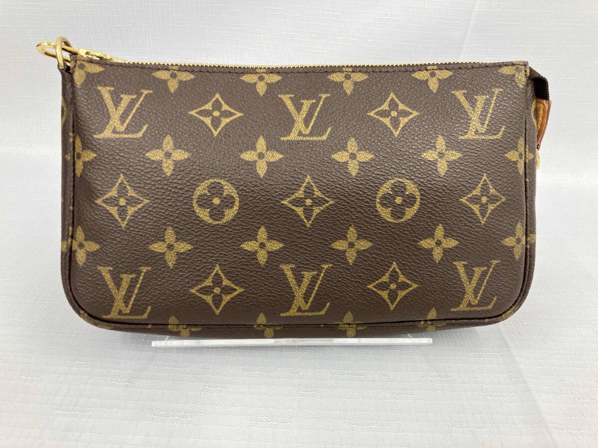 AI鑑定済/LOUIS VUITTONルイ・ヴィトン/バッグ/モノグラム/ポシェット・アクセソワール/M51980 店舗受取可拍卖