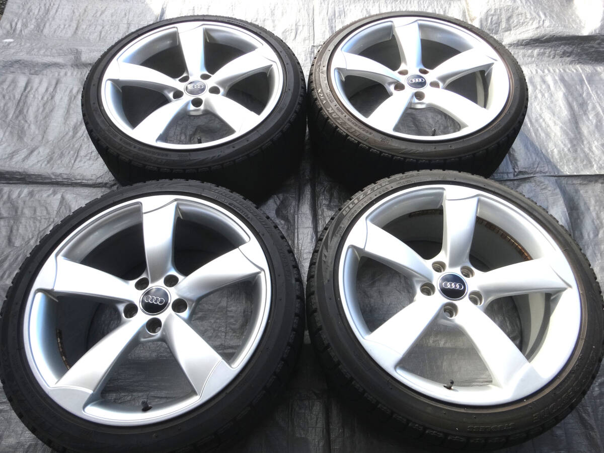 アウディ TT RS 純正 5アームローター 19インチ 9J+52 PCD112 ハブ径57 SPEEDLINE製 Audi BS ブリザック VRX 255/35R19 2016年拍卖