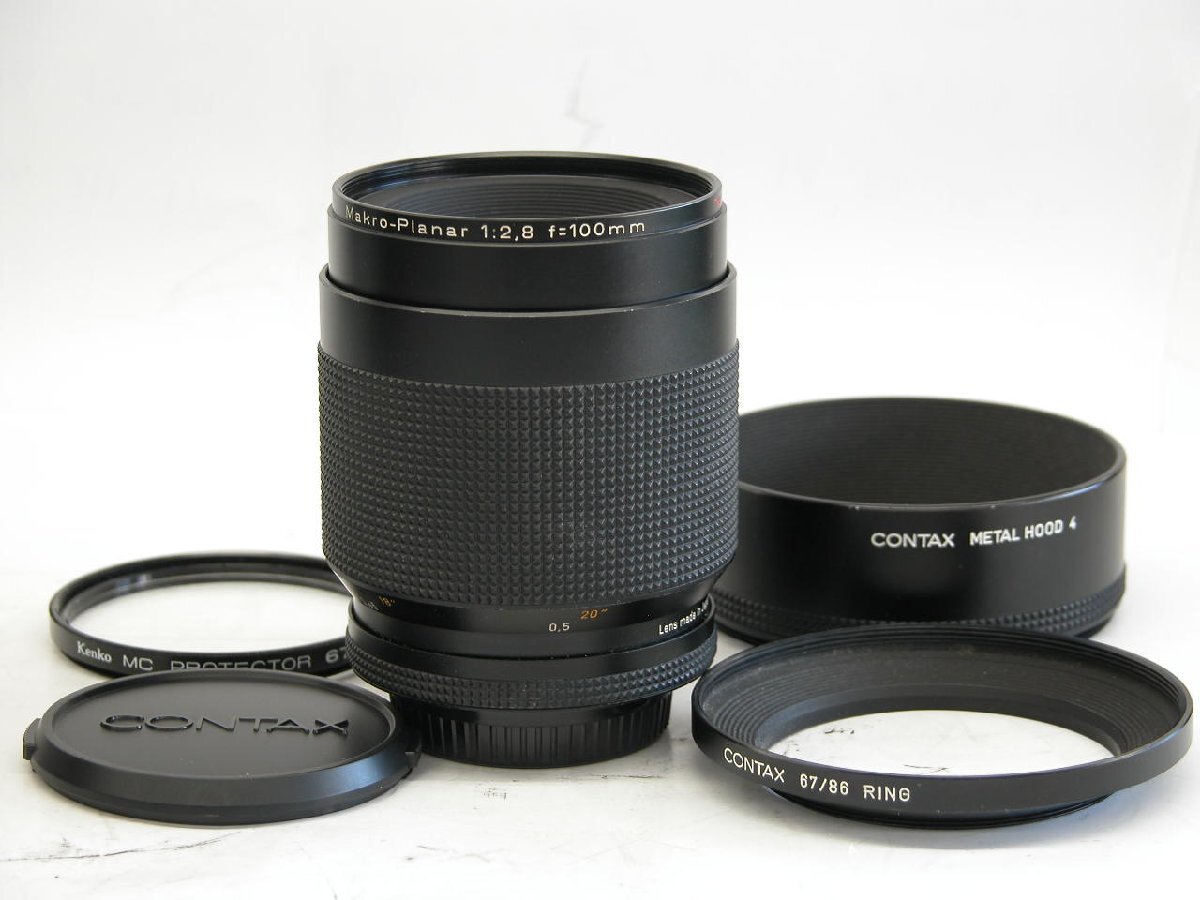 ★☆CONTAX マクロプラナー 100 F2,8 AE J 美品☆★拍卖